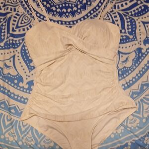 Elegant Cream Swimsuit